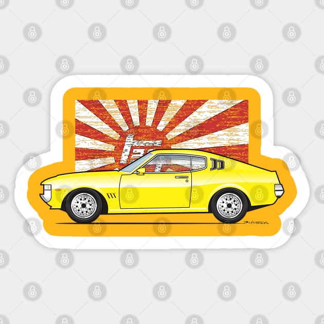 Flag Yellow Sticker by JRCustoms44